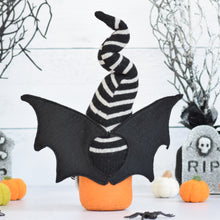 Load image into Gallery viewer, Bat Gnome (Black/Orange)