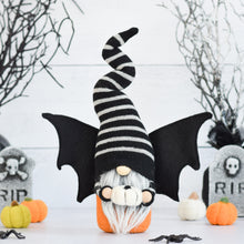 Load image into Gallery viewer, Bat Gnome (Black/Orange)