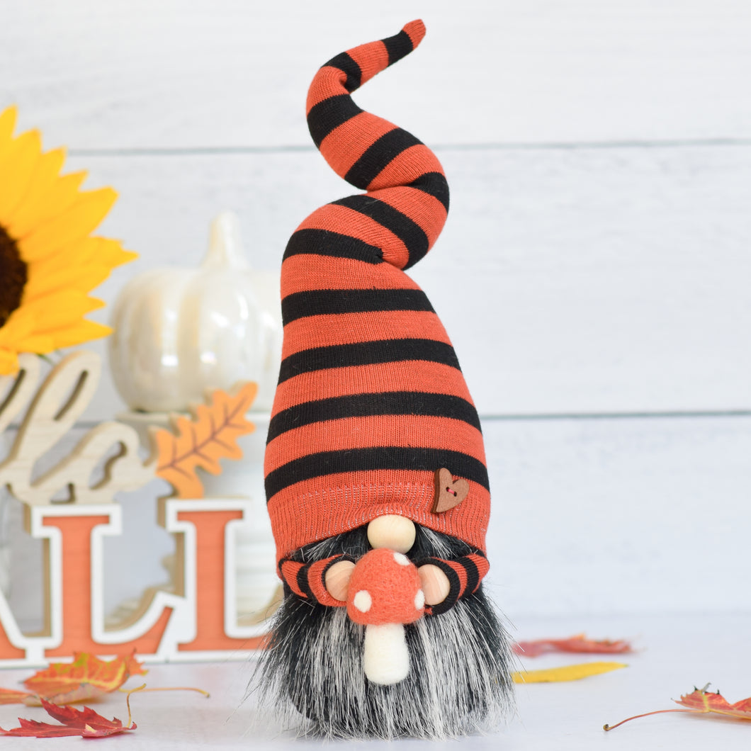 Orange Mushroom Gnome