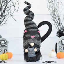Load image into Gallery viewer, Black Cat Gnome

