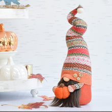 Load image into Gallery viewer, Fall Fair Pumpkin Gnome
