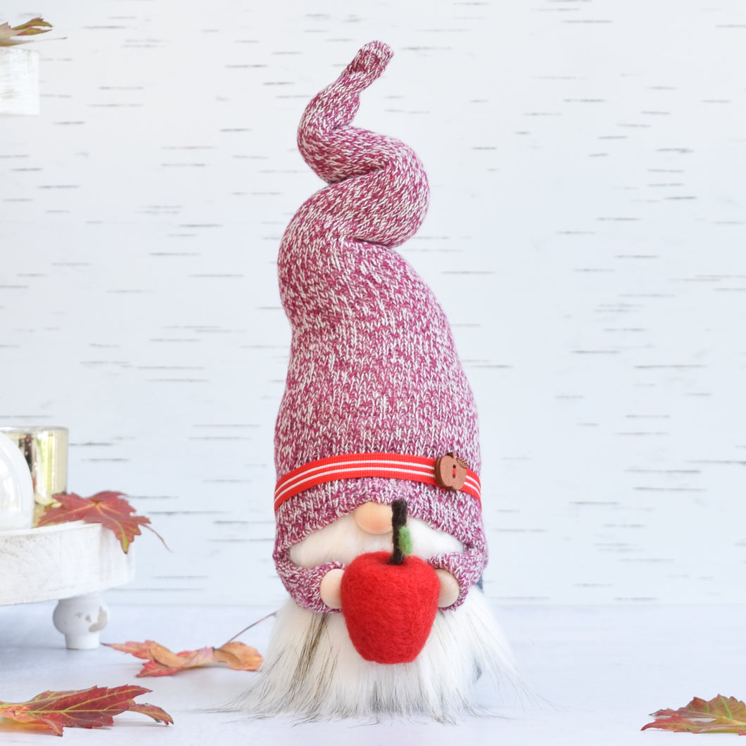 Burgundy Apple Gnome