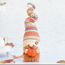 Load image into Gallery viewer, Auburn pumpkin Gnome

