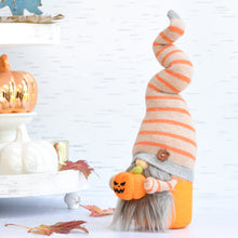 Load image into Gallery viewer, Copy of Jack-O&#39;-Lantern Gnome - Orange
